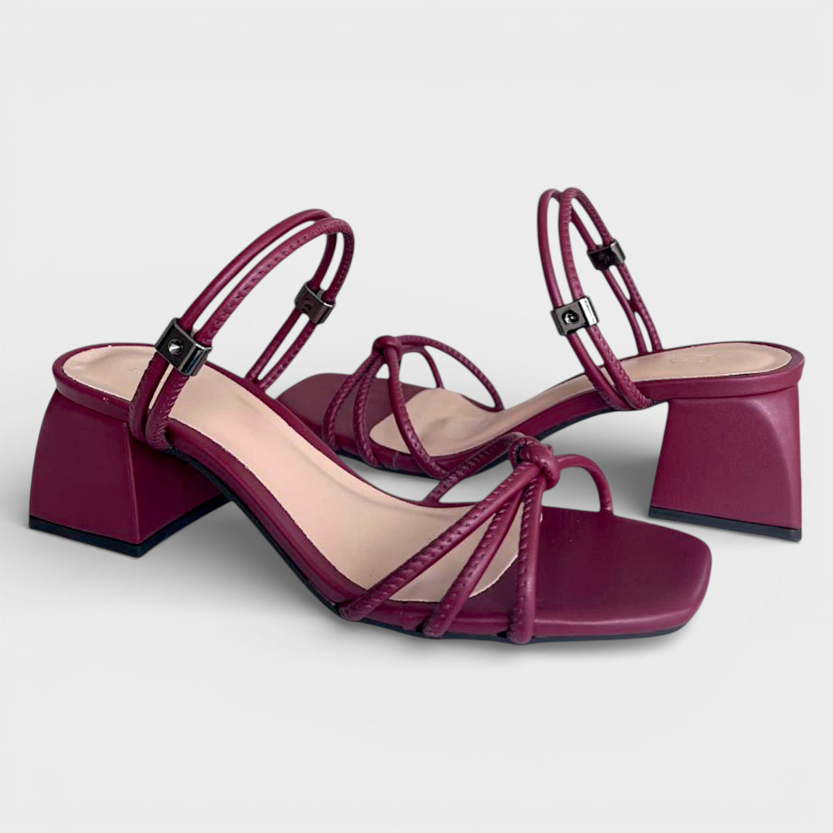 Sandália salto bloco baixo Lima Shoes