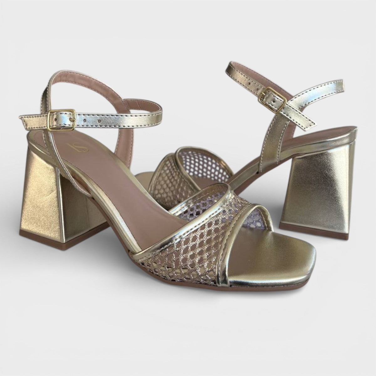 Sandália salto bloco Lima Shoes