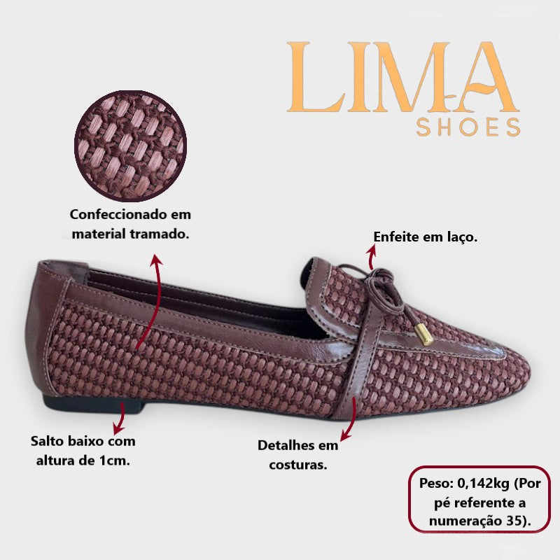 Mocassim tramado Lima Shoes