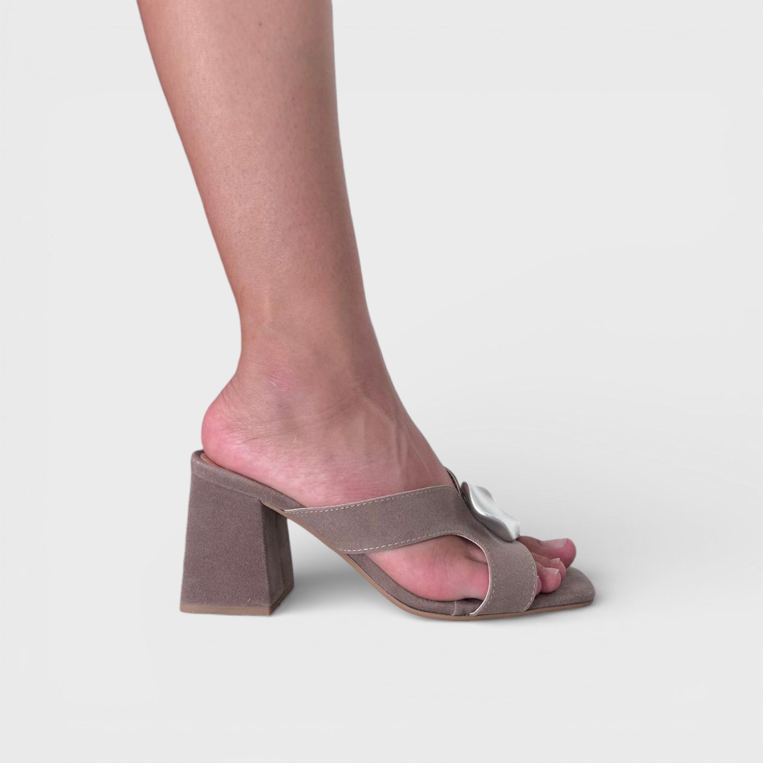 Tamanco salto bloco baixo Lima Shoes