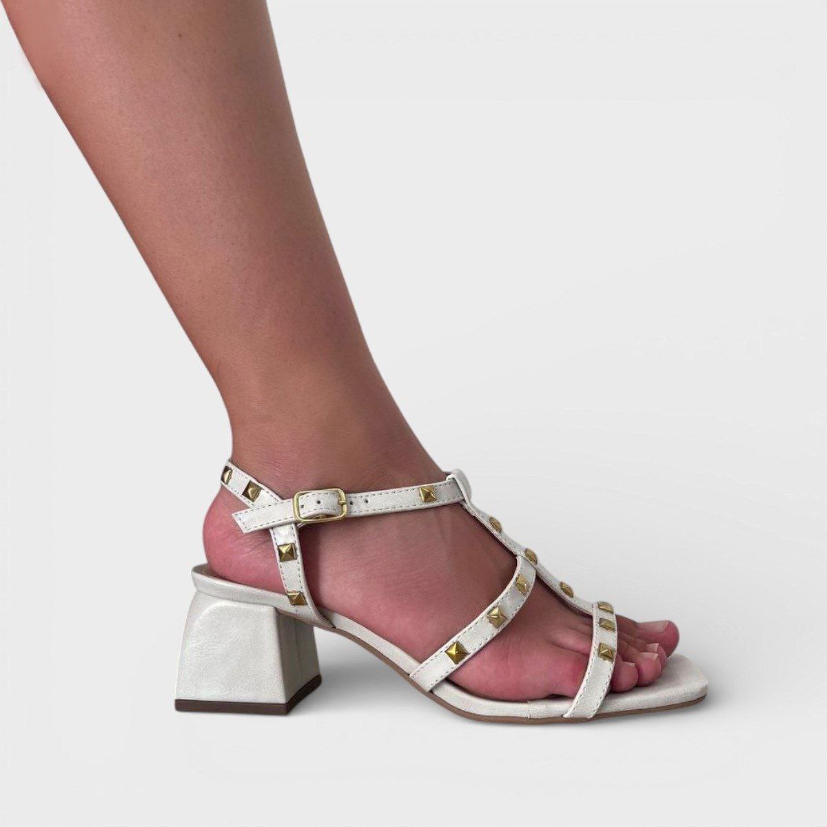 Sandália salto bloco baixo Lima Shoes