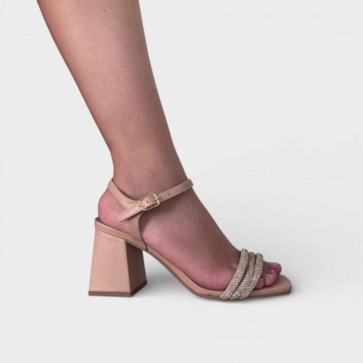 Sandália salto bloco Lima Shoes