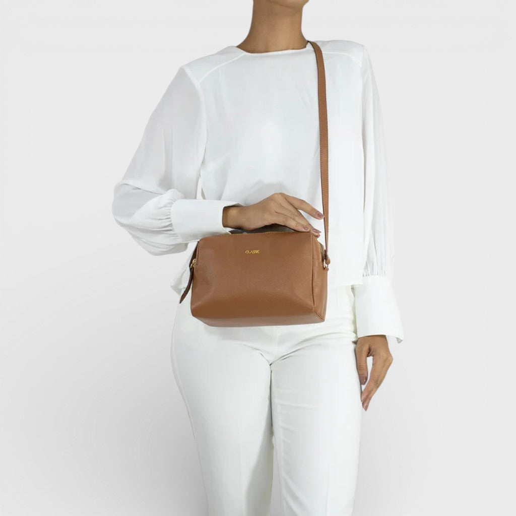 Bolsa Crossbody de Couro Jade Ref. 2870