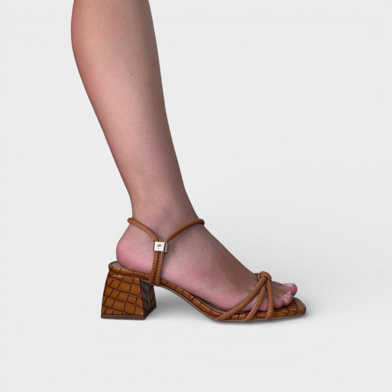 Sandália salto bloco baixo Lima Shoes