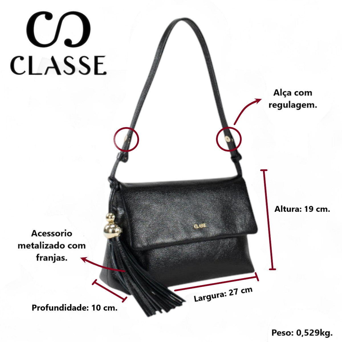 Bolsa de Couro Tiracolo Fendi