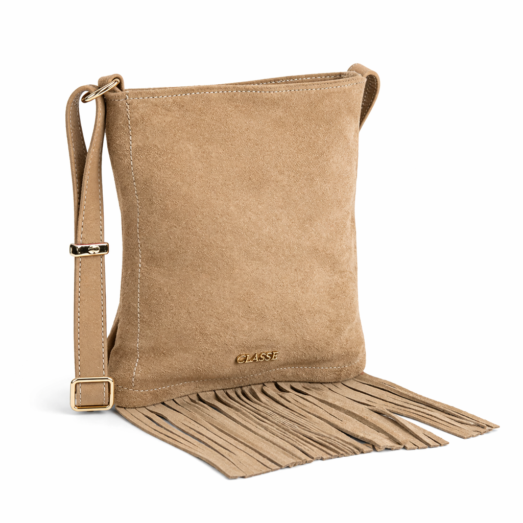 Camurça Bolsa de Couro Crossbody Lolla