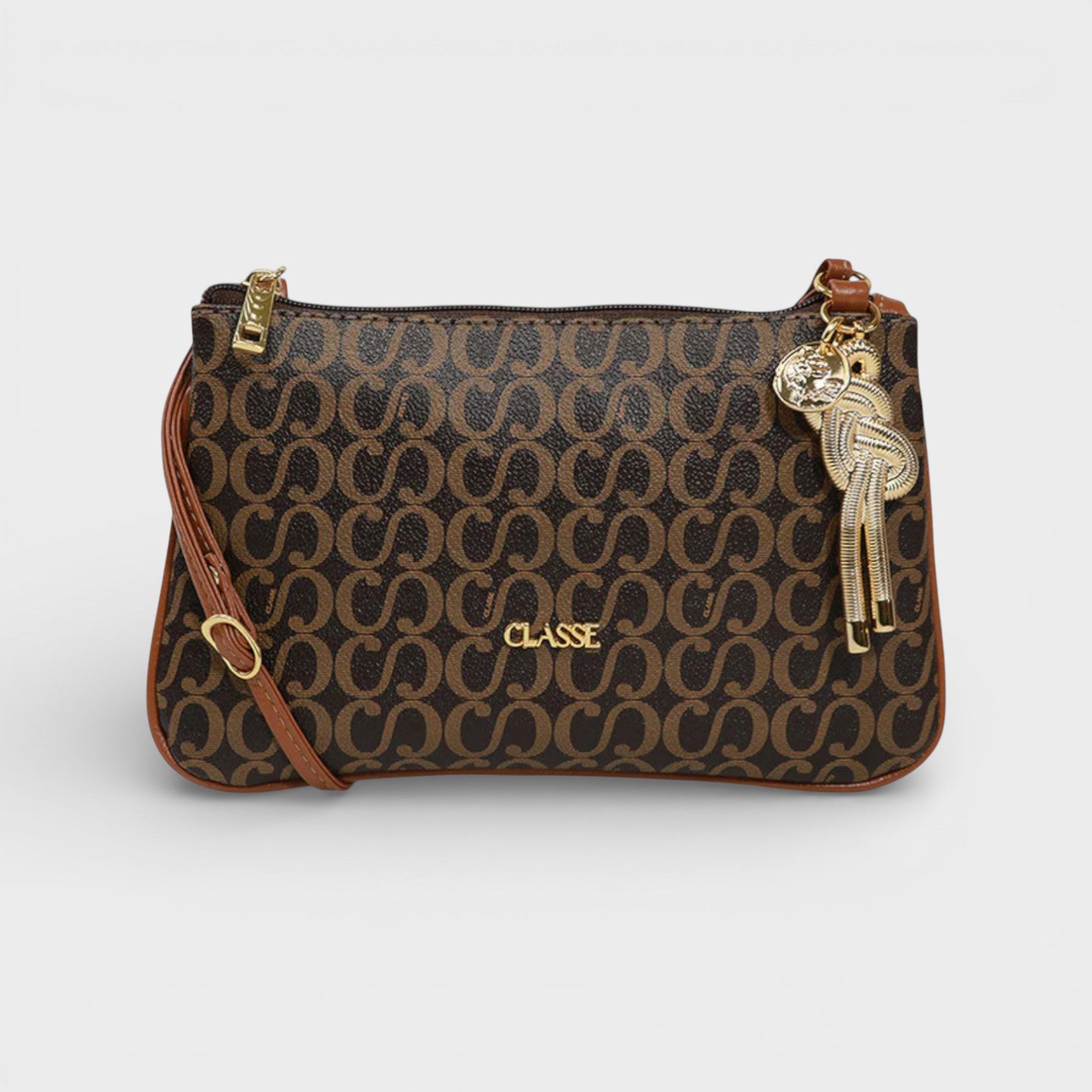 Bolsa Crossbody de Couro ref. 3262