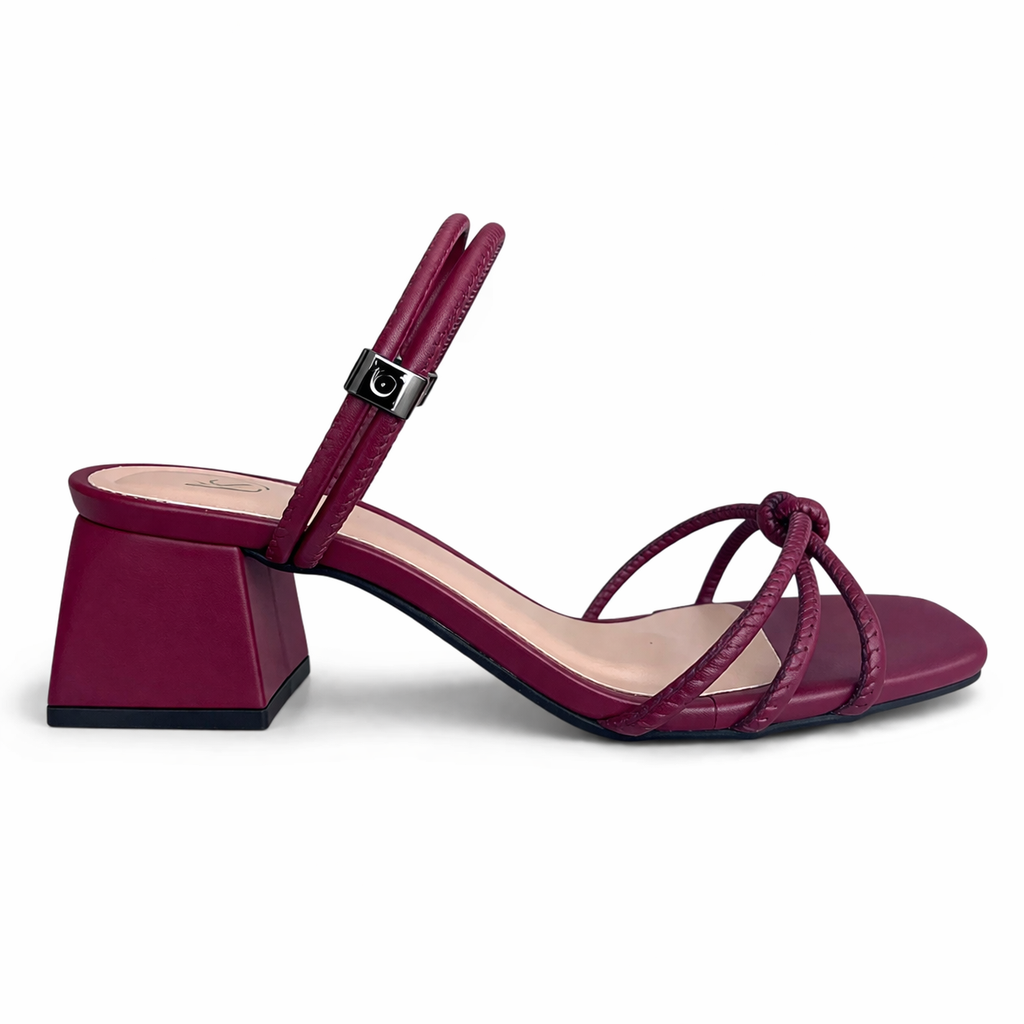 Sandália salto bloco baixo Lima Shoes