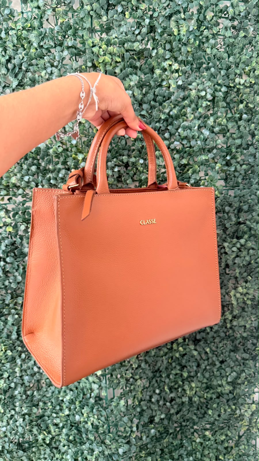 BOLSA CLASSE COURO