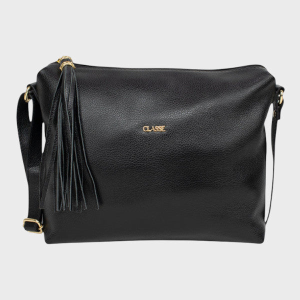 Bolsa Crossbody de Couro Liso ref. 1751