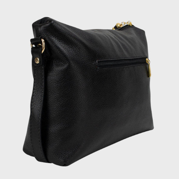 Bolsa Crossbody de Couro Liso ref. 1751