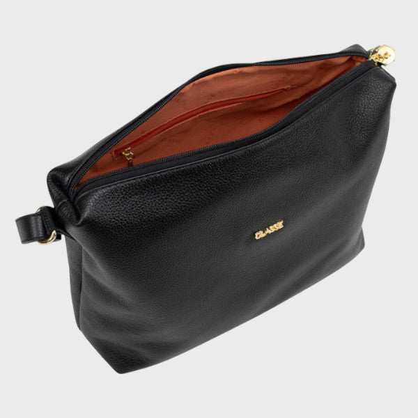 Bolsa Crossbody de Couro Liso ref. 1751