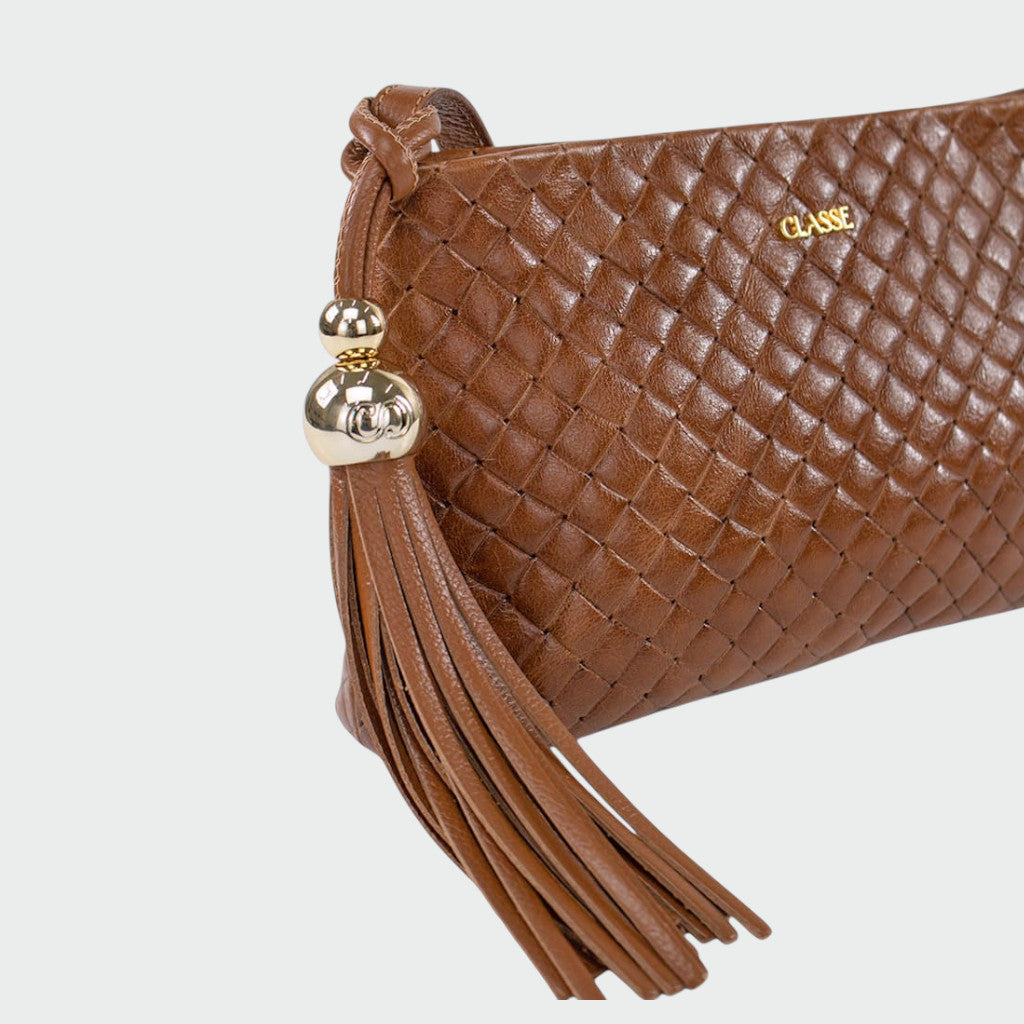 Bolsa Classe Couro Crossbody ref.3436