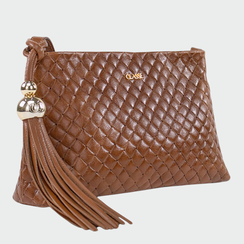 Bolsa Classe Couro Crossbody ref.3436