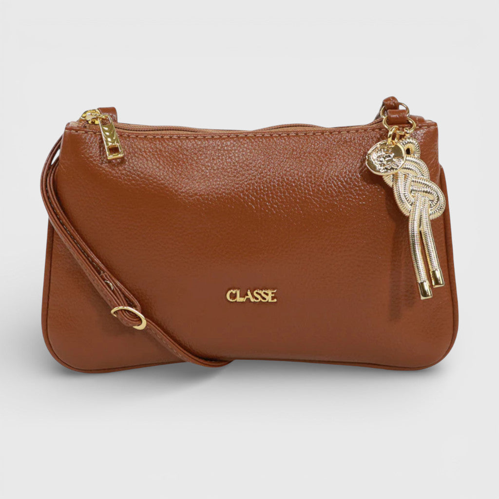 Bolsa Crossbody de Couro ref. 3262