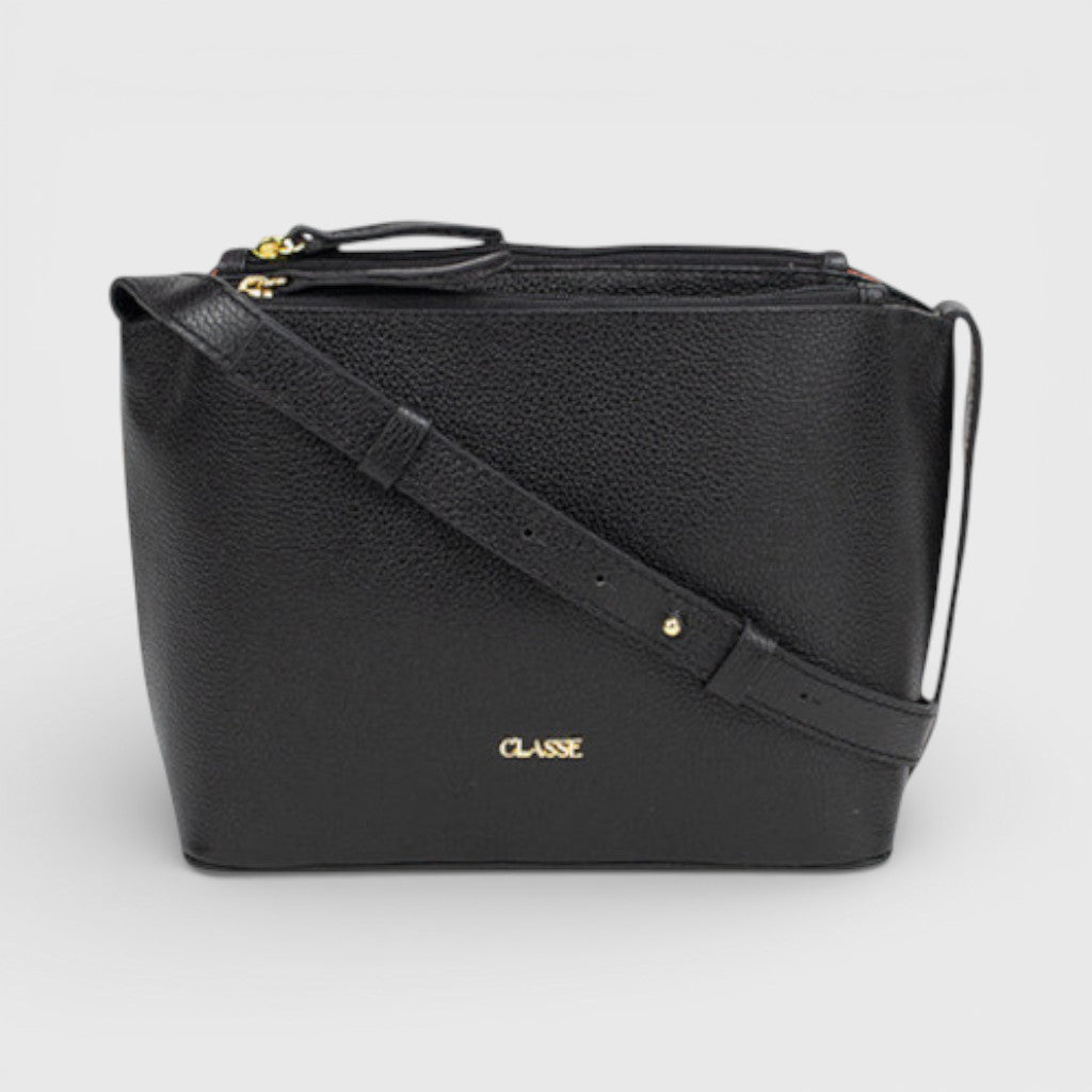 Bolsa Crossbody Marrom de Couro Tati ref.2633