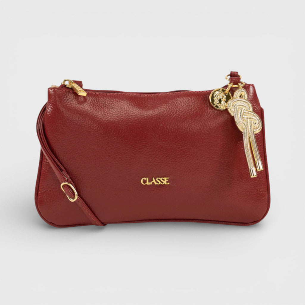 Bolsa Crossbody de Couro ref. 3262