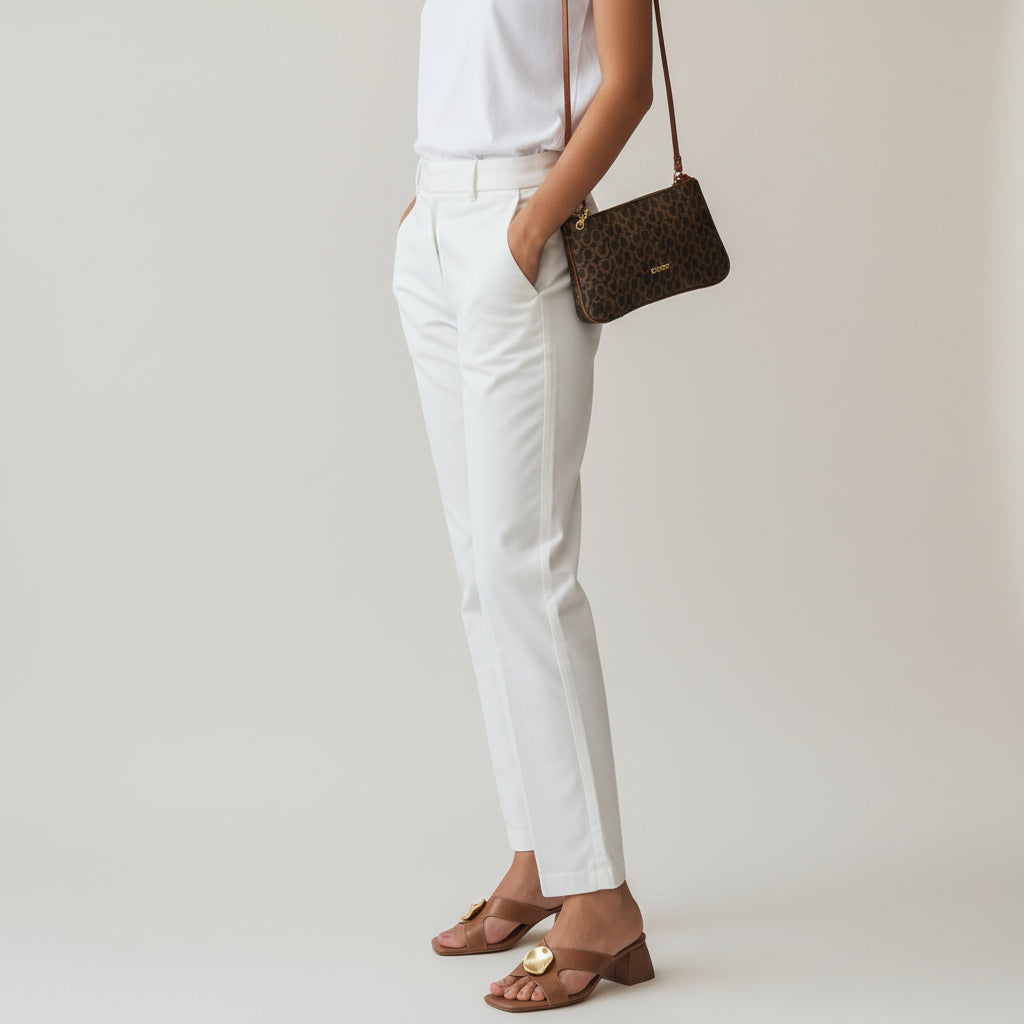 Bolsa Crossbody de Couro ref. 3262