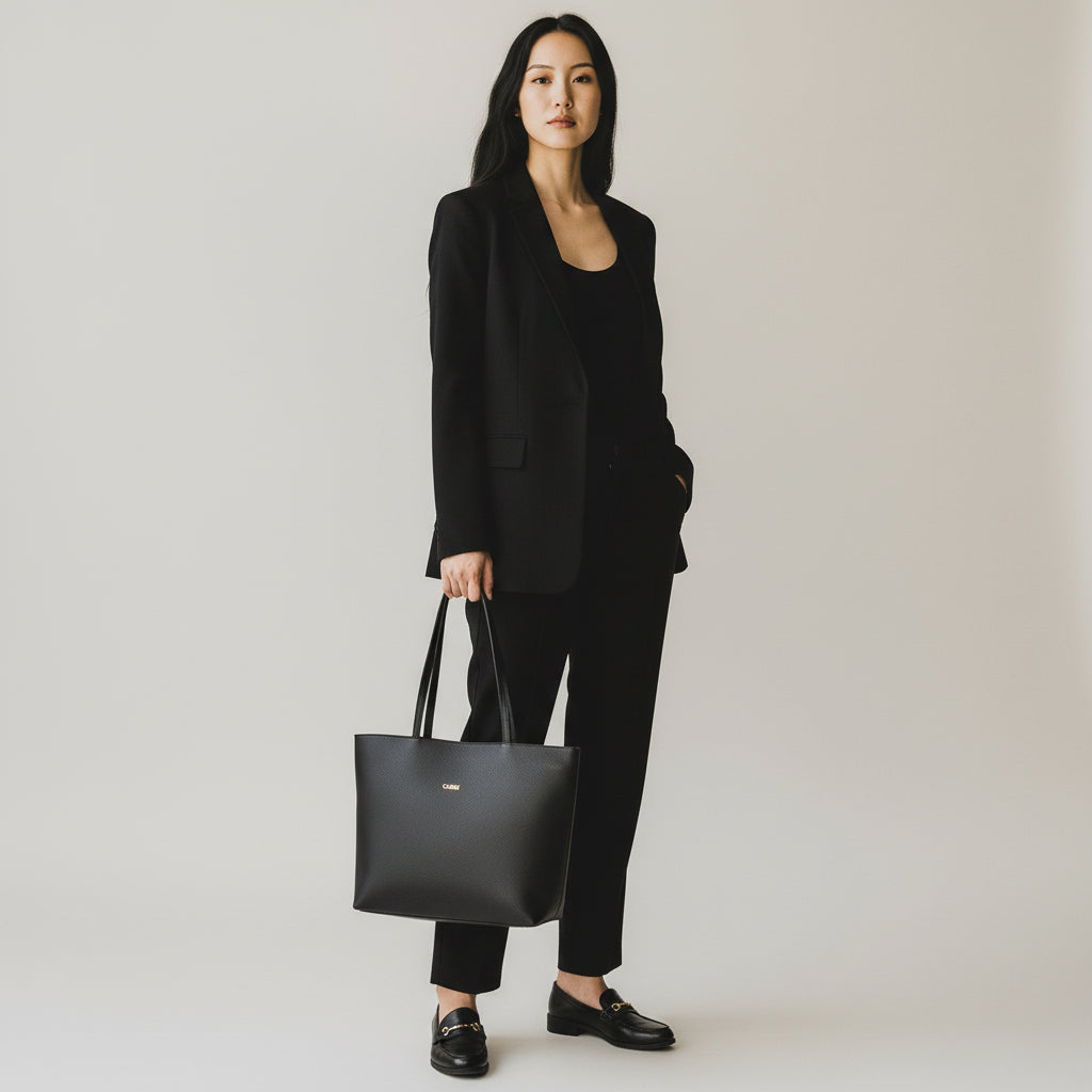 Bolsa Shopping Bag Couro Bárbara ref. 3036