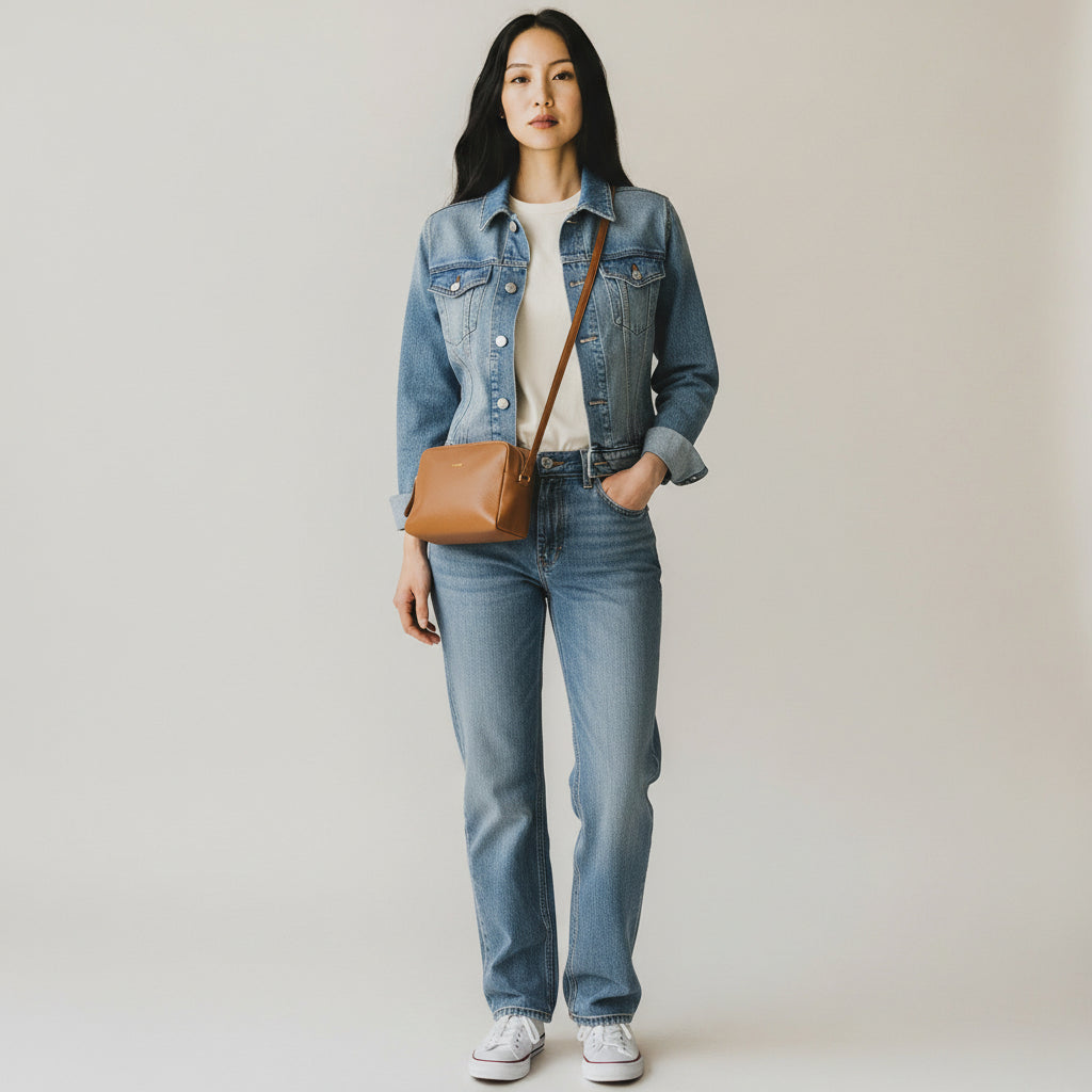 Bolsa Crossbody de Couro Jade Ref. 2870